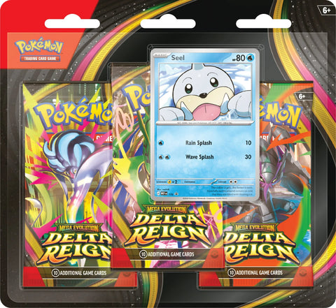 Pokemon TCG: Mega Evolution Delta Reign - Three Pack Blister