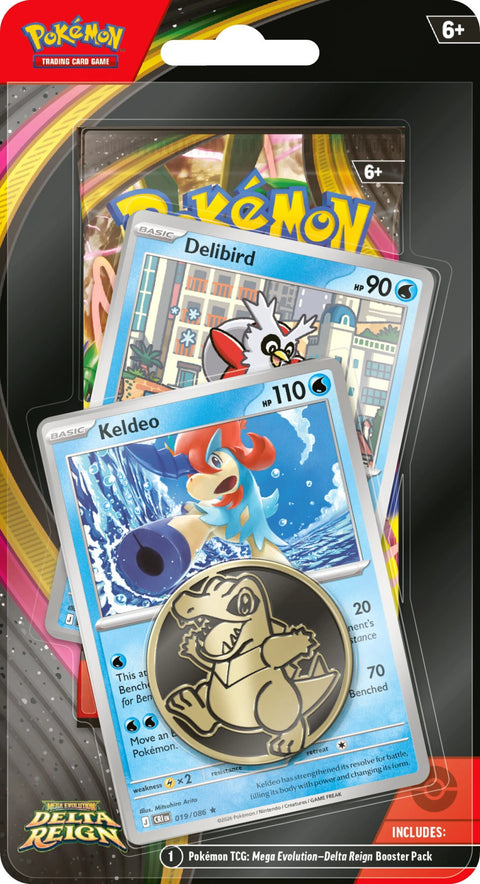 Pokemon TCG: Mega Evolution Delta Reign - Checklane Blister