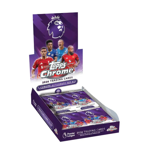 Topps: 2026 Chrome EPL Premier League Soccer Hobby Box