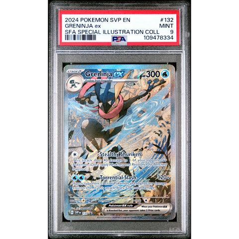 2024 POKEMON SPECIAL ILLUSTRATION COLLECTION GRENINJA EX SVP132 PSA 9