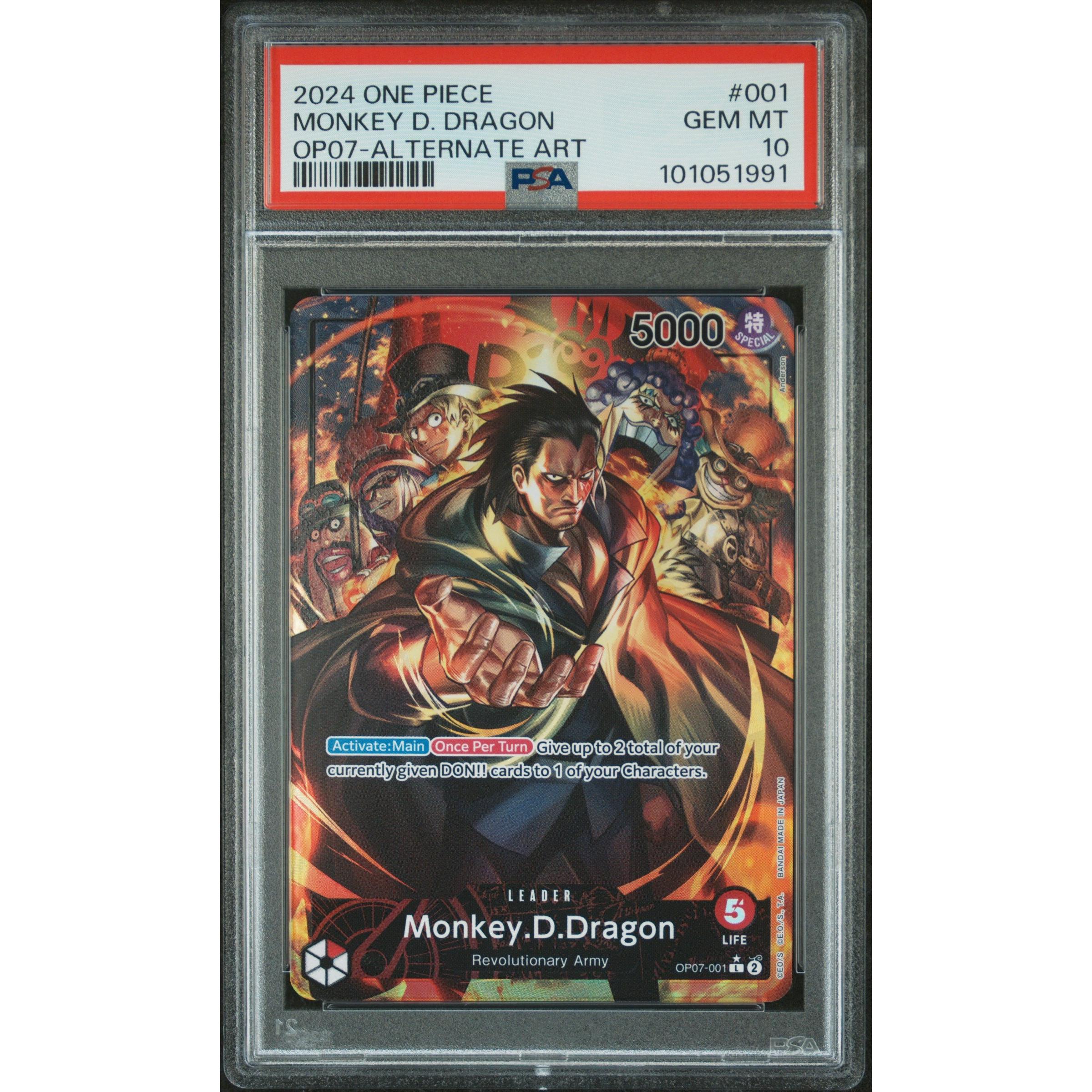 PSA10】モンキー・D・ドラゴン SP OP09-015 PSA10モンキー・D
