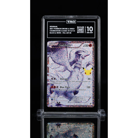 2021 POKEMON CELEBRATIONS RESHIRAM 113/114 TAG 10
