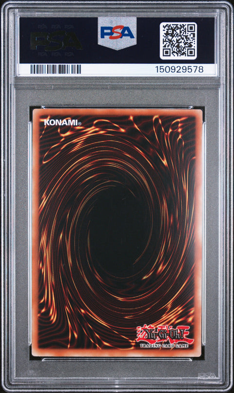 2023 YUGIOH RED-EYES BLACK DRAGON QUARTER CENTURY SECRET RARE EN006-110 PSA 8