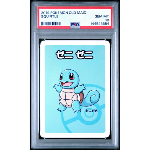 2019 POKEMON OLD MAID SQUIRTLE PSA 10