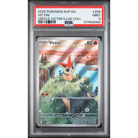 2025 POKEMON PROMO VICTINI ILLUSTRATION COLLECTION SVP208 PSA 9
