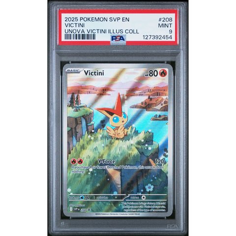 2025 POKEMON PROMO VICTINI ILLUSTRATION COLLECTION SVP208 PSA 9