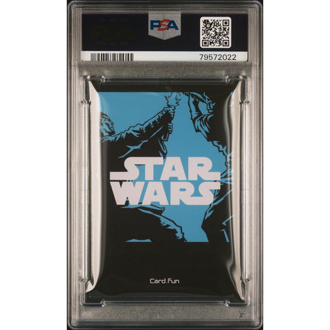 2023 STAR WARS GLOBAL ART JPN R2-D2 C-3PO 052 PSA 7
