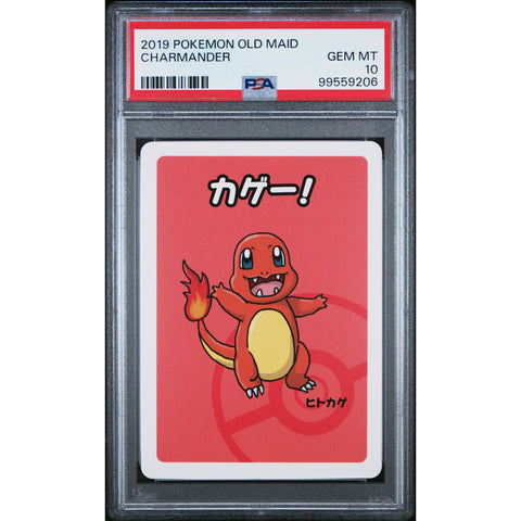 2019 POKEMON JPN OLD MAID CHARMANDER PSA 10