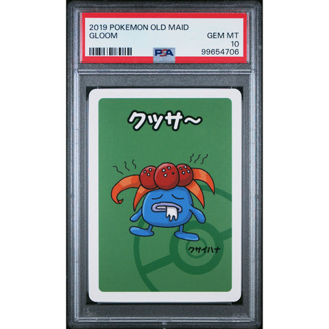 2019 POKEMON JPN OLD MAID GLOOM PSA 10