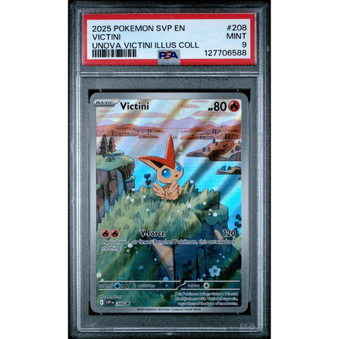 2025 POKEMON PROMO VICTINI ILLUSTRATION COLLECTION SVP208 PSA 9