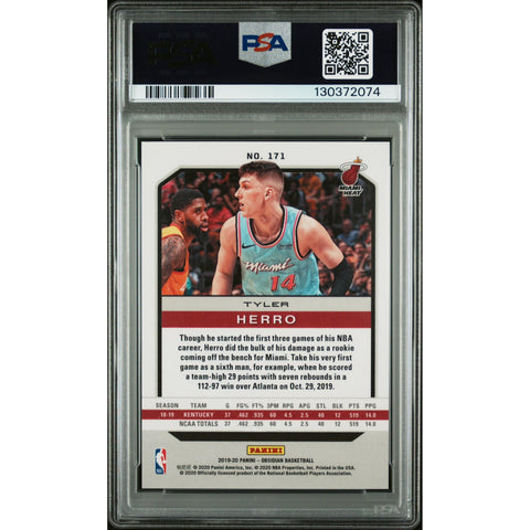 2019 PANINI PANINI OBSIDIAN TYLER HERRO 171 PSA 9