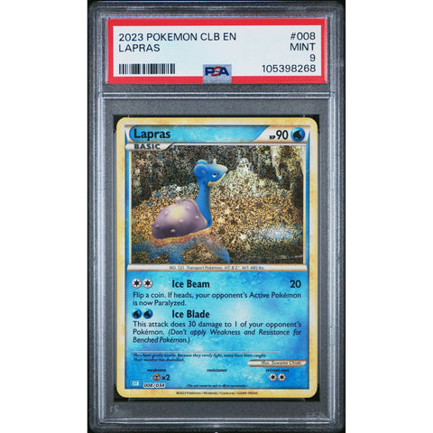 2023 POKEMON CLASSIC COLLECTION LAPRAS 008/034 PSA 9
