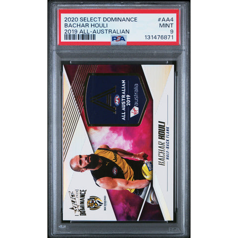 2020 PANINI SELECT DOMINANCE 2019 ALL-AUSTRALIAN BACHAR HOULI AA4 PSA 9