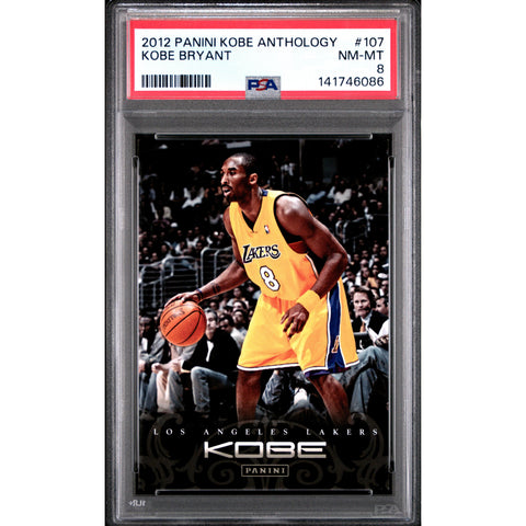 2012 PANINI PANINI KOBE ANTHOLOGY KOBE BRYANT 107 PSA 8