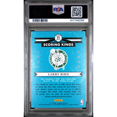 2014 PANINI PANINI DONRUSS SCORING KINGS LARRY BIRD SEASON STAT 31 PSA 9