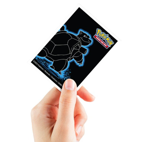 Ultra PRO - Pokémon TCG Neon Kanto 105ct Apex Deck Protector Sleeves Blastoise