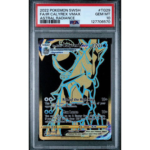 2022 POKEMON ASTRAL RADIANCE ICE RIDER CALYREX 029/189 PSA 10