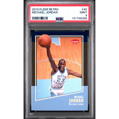 2013 FLEER FLEER RETRO MICHAEL JORDAN 40 PSA 9