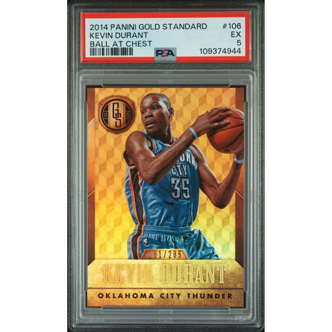 2014 PANINI GOLD STANDARD KEVIN DURANT 106 PSA 5