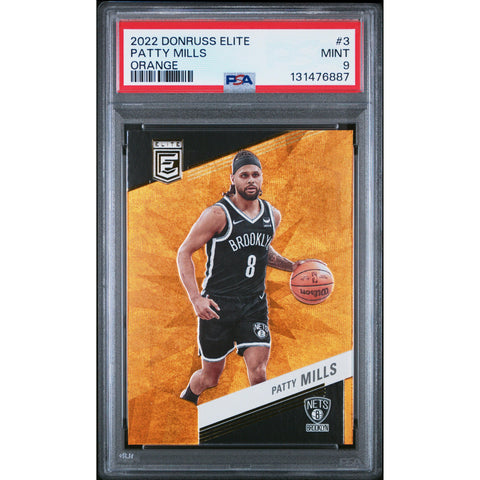 2022 PANINI PANINI DONRUSS ELITE PATTY MILLS ORANGE 3 PSA 9