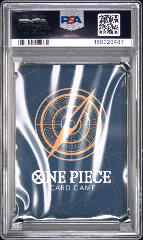 2024 ONE PIECE JAPANESE TRAFALGAR LAW V JUMP-OCTOBER 2024 OP07-047 PSA 10