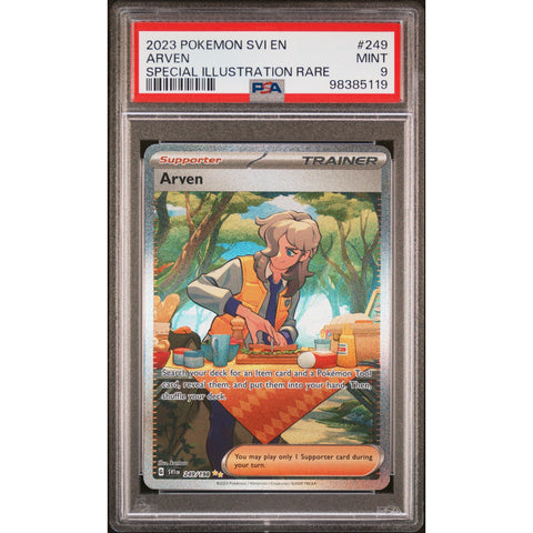 2023 POKEMON SCARLET VIOLET ARVEN 249/198 PSA 9 Kollecter 2023 POKEMON SCARLET VIOLET ARVEN 249/198 PSA 9 Kollecter