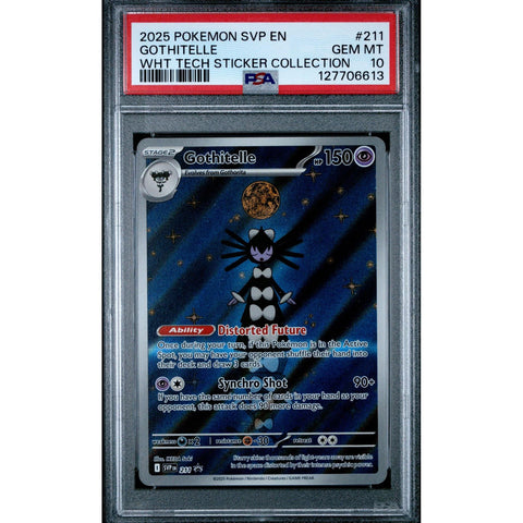 2025 POKEMON PROMO GOTHITELLE TECH STICKER COLLECTION SVP211 PSA 10