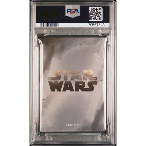 2023 STAR WARS GLOBAL ART JPN STORMTROOPER 037 PSA 8