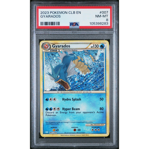 2023 POKEMON CLASSIC COLLECTION GYARADOS 007/034 PSA 8
