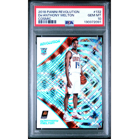 2018 PANINI PANINI REVOLUTION DE'ANTHONY MELTON COSMIC 132 PSA 10