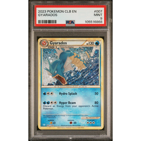 2023 POKEMON CLASSIC COLLECTION GYARADOS 007/034 PSA 9