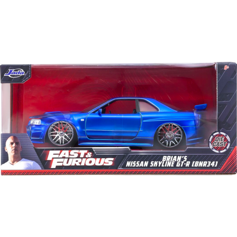 Jada: Fast & Furious - Brian's Nissan Skyline GT-R (BNR34)