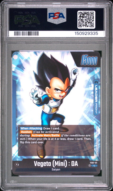 2024 DRAGON BALL VEGETA (MINI) : DA FS07-01/97 PSA 10