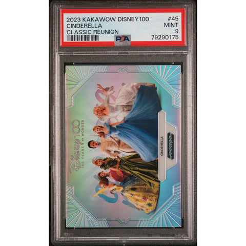2023 CHINESE KAKAWOW DISNEY 100 CINDERELLA 45 PSA 9