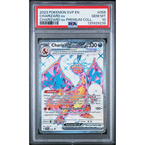 2023 POKEMON BLACK STAR PROMO CHARIZARD EX SVP056 PSA 10