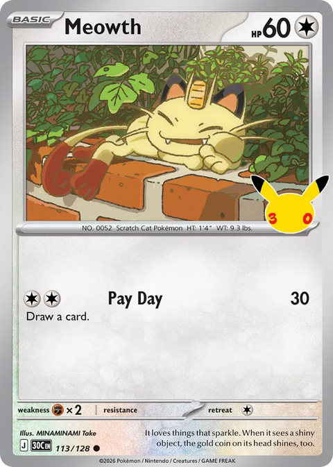 Meowth - 113/128