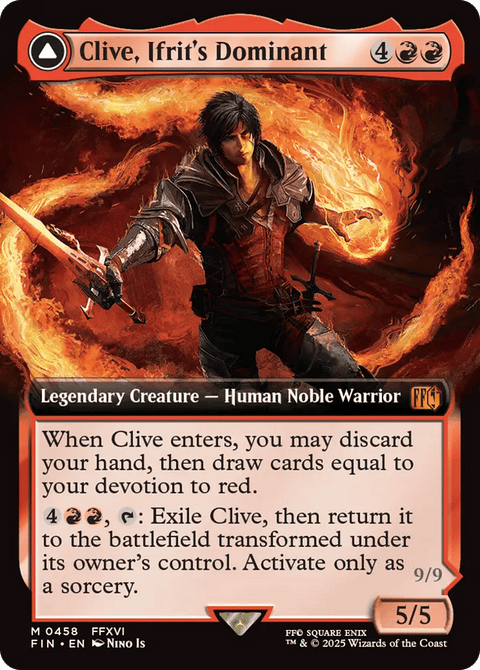 Clive, Ifrit's Dominant // Ifrit, Warden of Inferno - 458