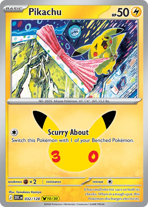 Pikachu - 032/128