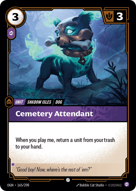 Cemetery Attendant - 165/298