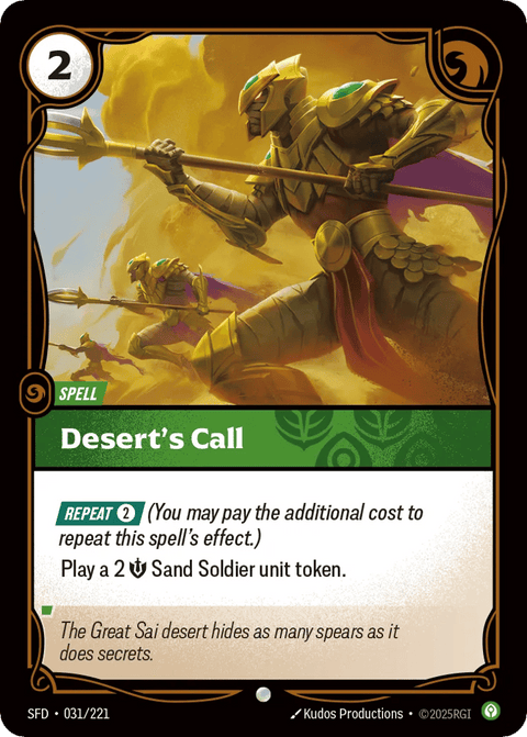 Desert's Call - 031/221