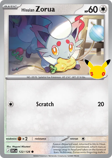 Hisuian Zorua - 122/128