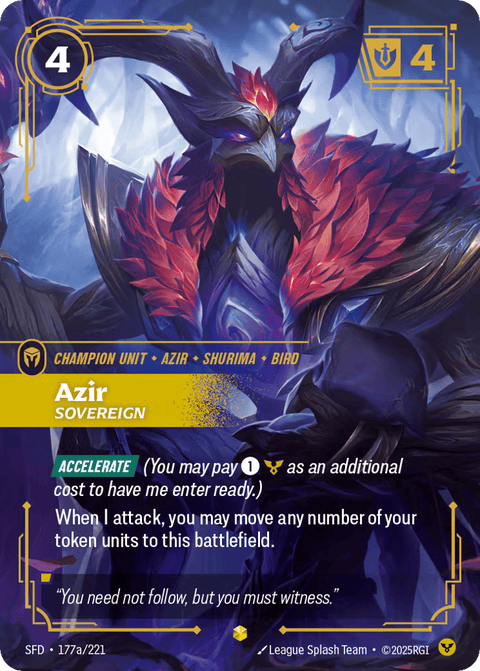 Azir, Sovereign - 177a/221