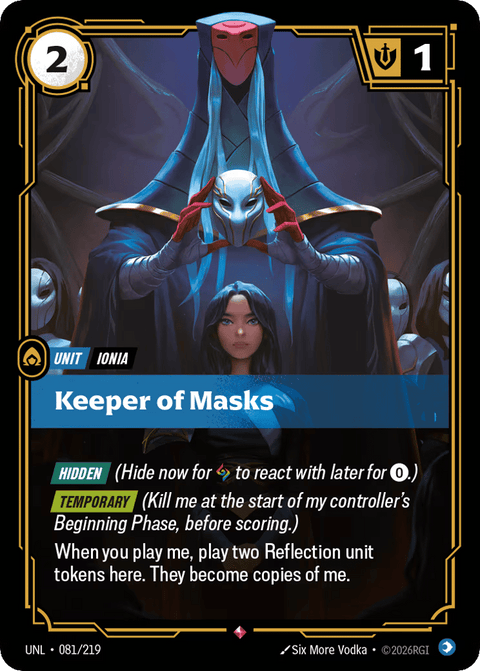 Keeper Of Masks - 081/219