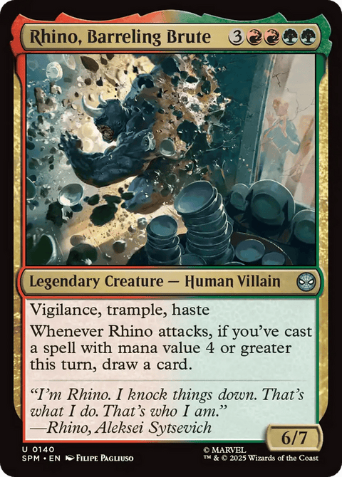 Rhino, Barreling Brute - 140