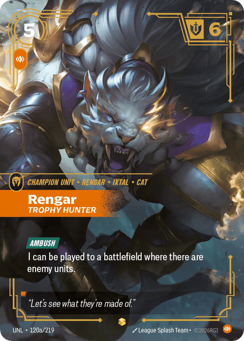 Rengar, Trophy Hunter - 120/219