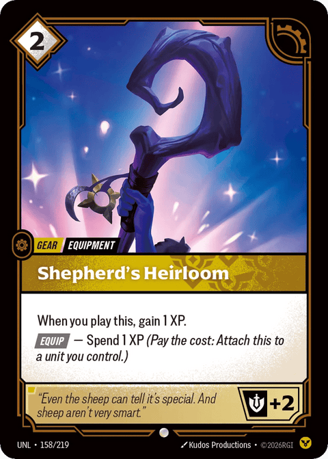 Shepherd's Heirloom - 158/219