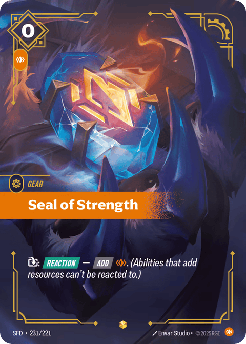 Seal Of Strength - 231/221