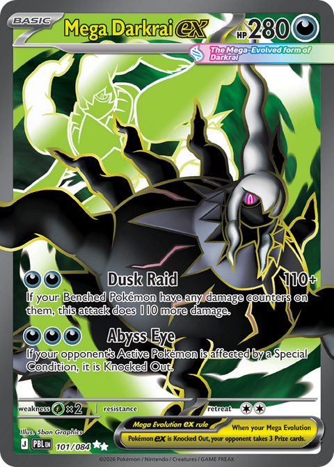 Mega Darkrai EX - 101/084