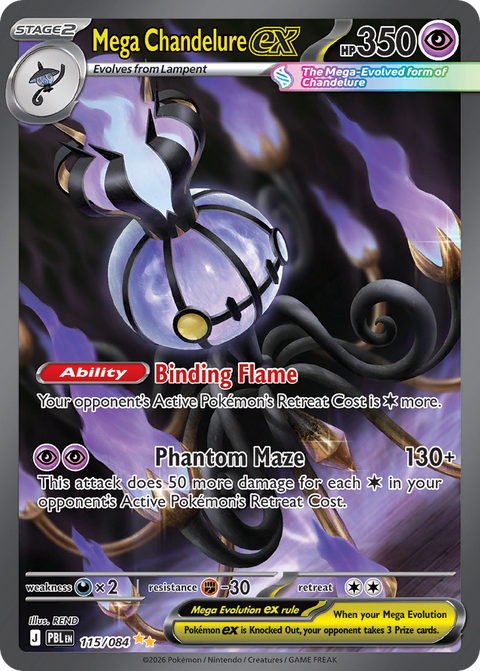 Mega Chandelure EX - 115/084