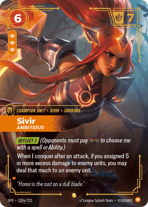 Sivir, Ambitious - 120a/221